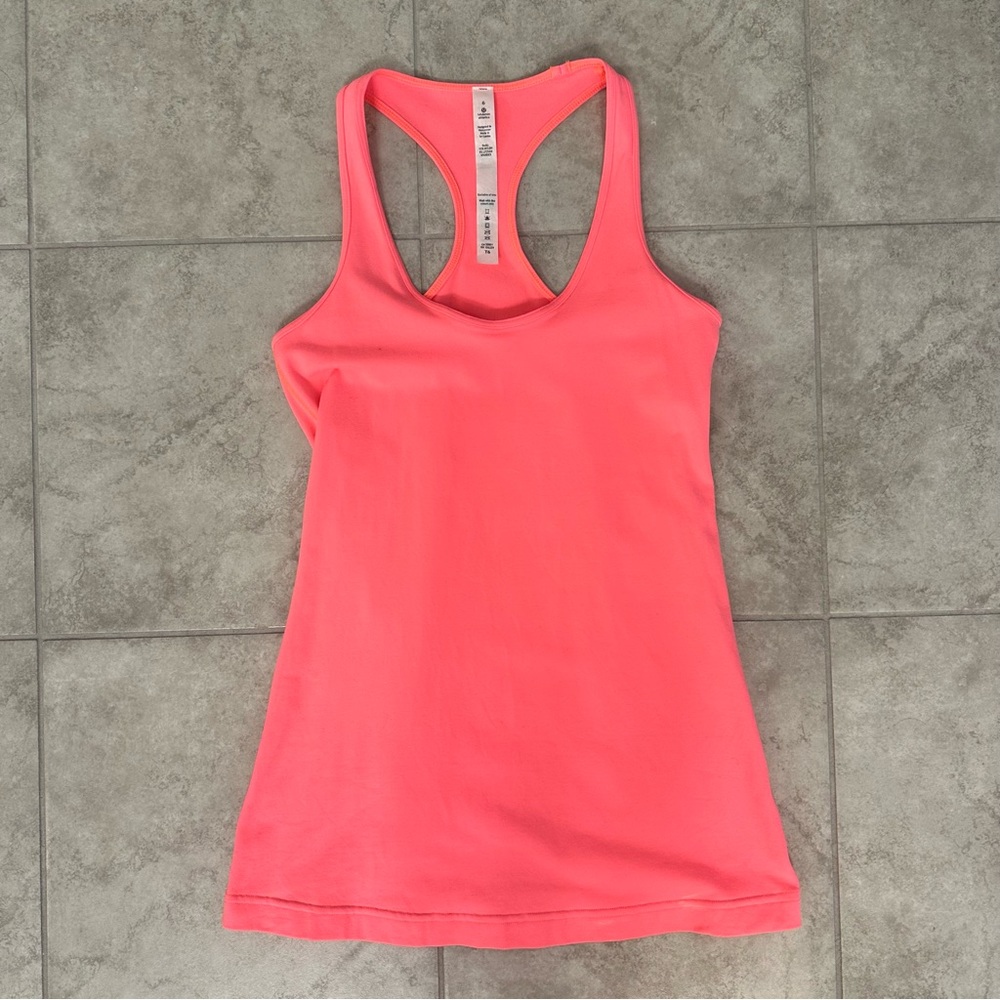 Lululemon racer back tank. Size 6